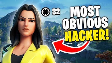 I Found the Most Obvious Fortnite HACKER... He