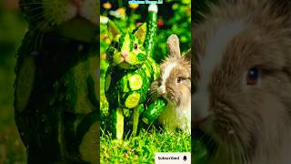 Is this cat or cucumber 😺🥒 #cucumbercat #foodart #cat #veggiecat #viral