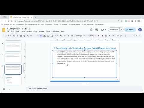 Outline Video Kĩ thuật Clarification và Estimation trong System Design Interview