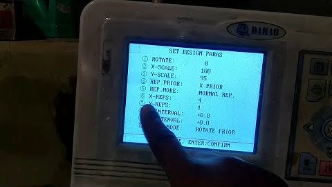 embroidery machine computer hide function//monitor setting