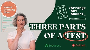 3 Parts of a TEST | Guided Learning Hour