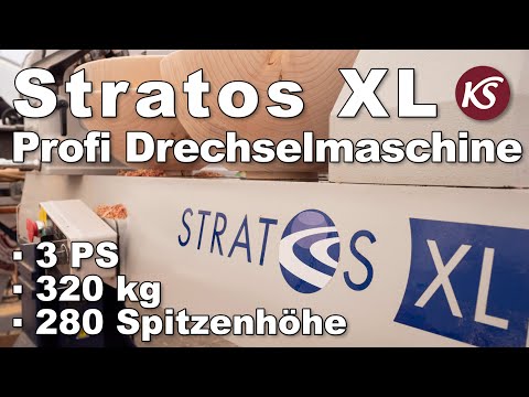 Drechselmaschine KS Stratos XL und Zubehör | Die Profi Drechselbank kurz vorgestellt