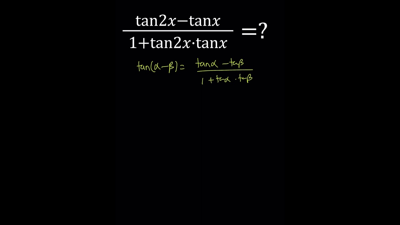 Simplifying a Trigonometric Expression