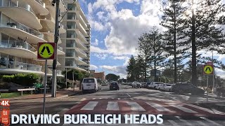 [4k] Driving Burleigh Heads Sunday 12 May 2024  Music Version | Gold Coast | QLD | Australia