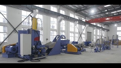 CaCO3 PP PE Kneader Compounding & Pelletizing Line - Single Screw Extruder