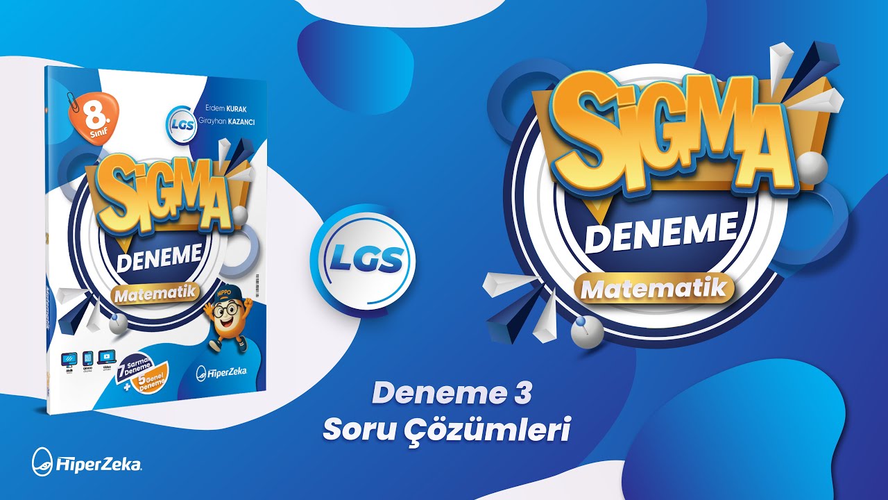 8.Sınıf Sigma Matematik | Deneme 3 Soru Çözümleri - YouTube