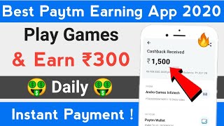 Play Games & Earn ₹200 Per Day 🔥🤑 New & Best Paytm Cash Earning App 2020 screenshot 1