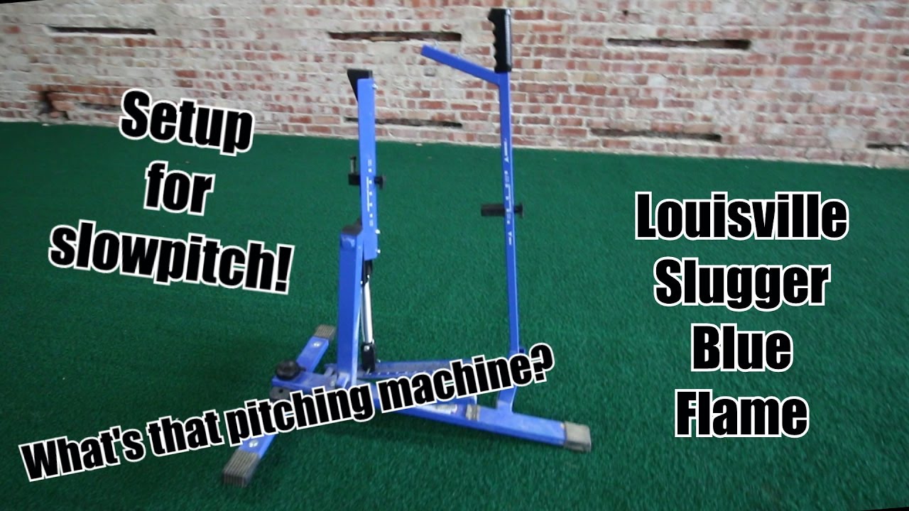 Louisville Slugger Triple Flame Pitching Machine