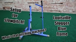 Louisville Slugger Blue Flame Pro Pitching Machine