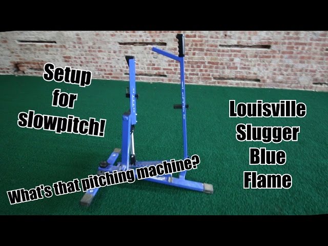 Louisville Slugger Blue Flame Pro Pitching Machine