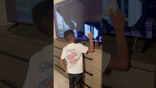 Son Breaks Tv Prank On Dad & And Dad Gets Mad