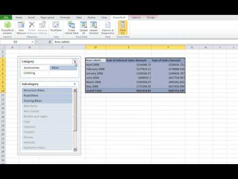 Using PowerPivot to combine cube (SSAS) data with manual data