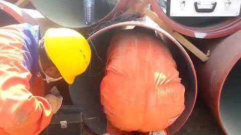 Holiday Test on SYI PU coating pipes