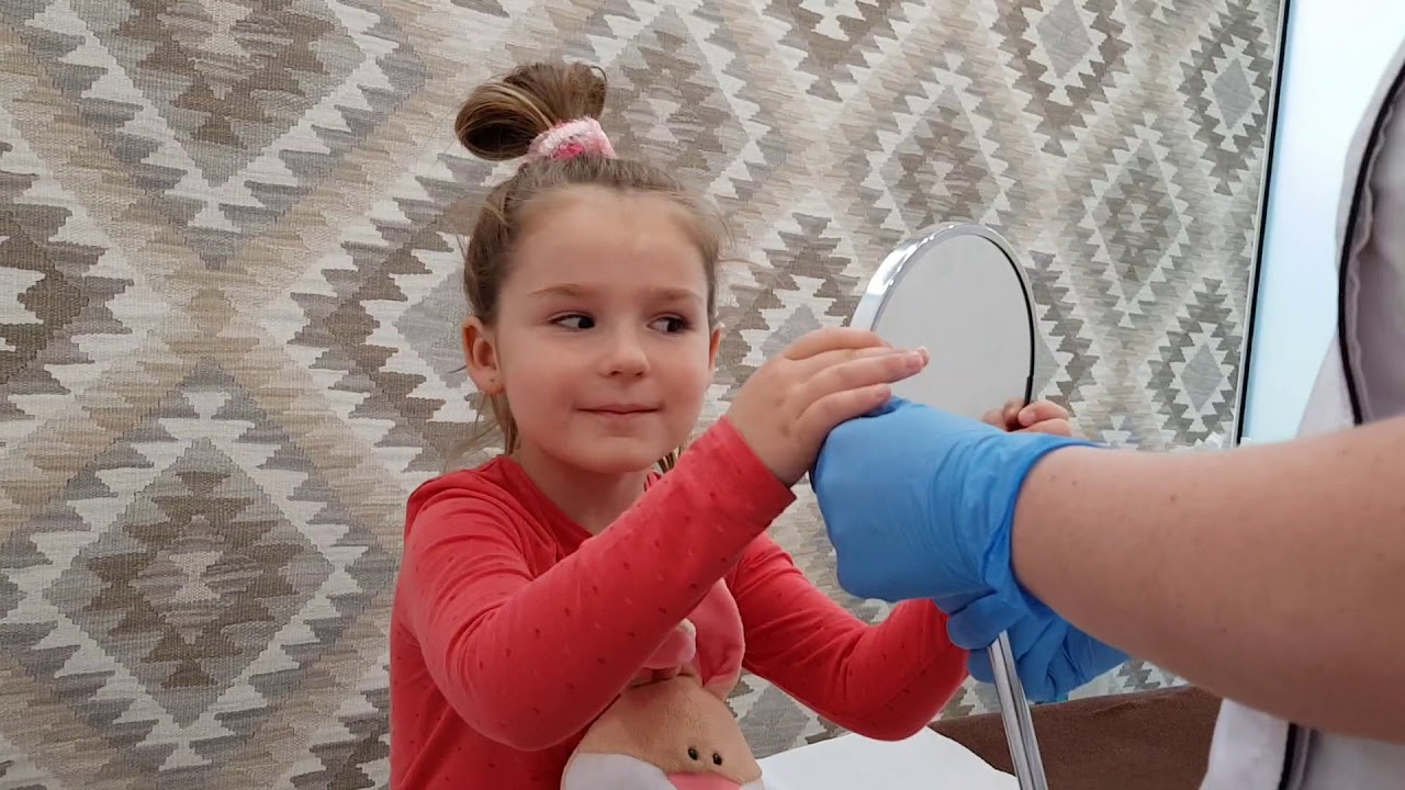 Przekłuwanie  uszek 5latce 😉👍🤗