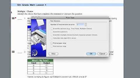 ExamView Printing Multiple Versions of a Test for Mac.mp4