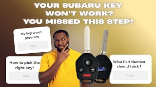 How to Find Your Subaru Key Part Number by VIN | KeylessCity