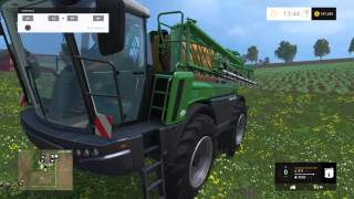 Farming Simulator 15 spraying crops