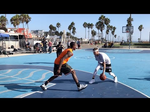 The Professor vs Pro Competition at Venice Beach.. DESTROYS 6'3\