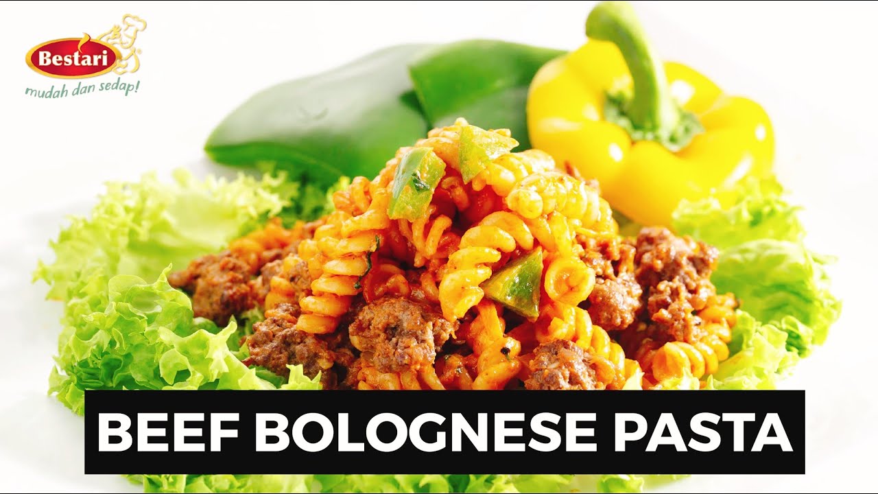 ResipiBestari 08 Beef Bolognese Pasta YouTube