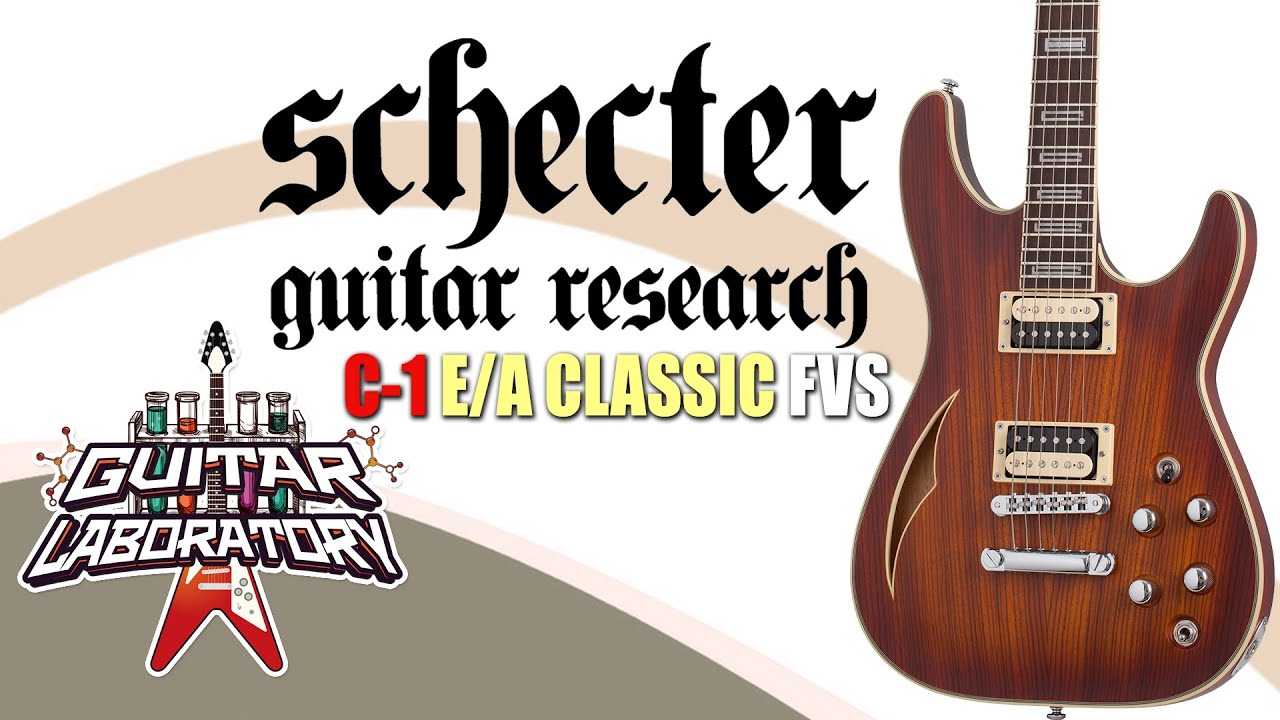 セミアコをお探しの方!　Schecter AD-C-1-E/A ピエゾ、美品♪ セミアコをお探しの方! Schecter AD-C-1-E/A ピエゾ、美品
