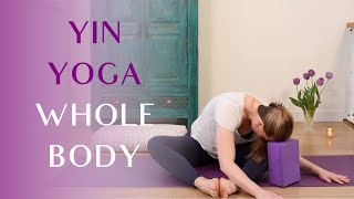 35 min Yin Yoga Whole Body Stretch | Yin Yoga for Emotional Release