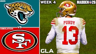 49ers vs. Jaguars | Week 4 Simulation | Madden 26 PS5 Gameplay