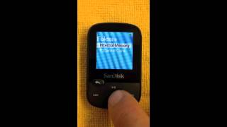 Using Folders on the Sansa Clip Sport screenshot 4