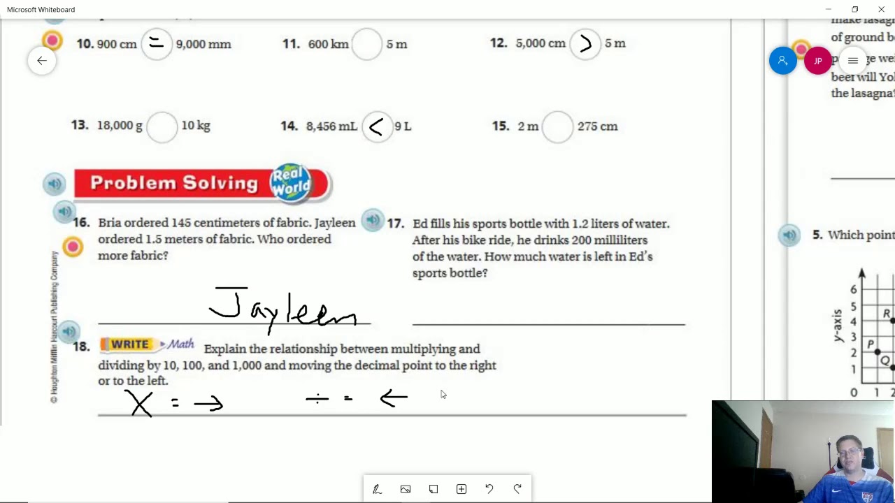 go math 5th grade 10.3 homework answers