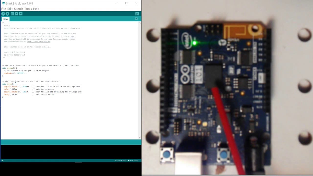Arduino 101 Ep 1: First Sketch - YouTube