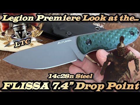 Legion Premiere Look at the Flissa 7.4” Drop Point in 14c28n Steel