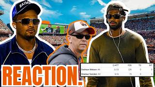 REACTION! Shedeur Sanders DISASTER! Deshaun Watson MID! Browns are a SH*T SHOW at Quarterback!