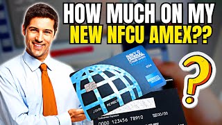 NFCU AMEX card, APPROVED for how much?