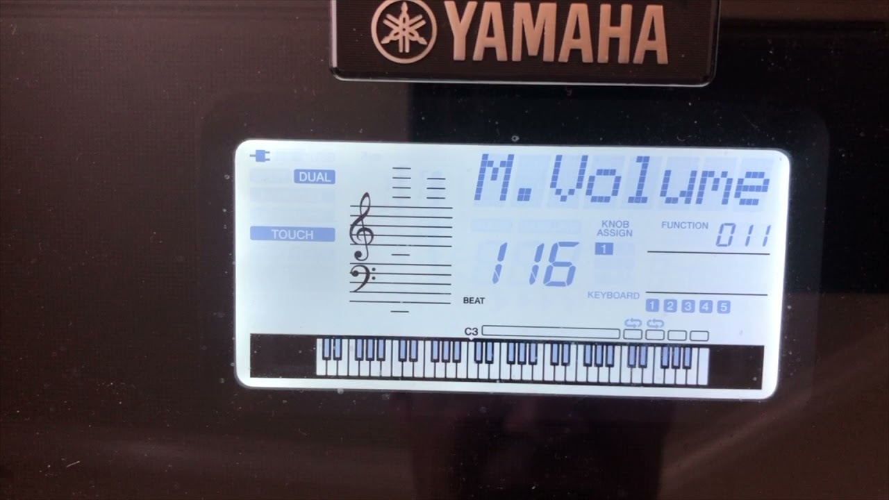 Setting Up a Yamaha PSR E463 As A Classical Harpsichord - YouTube