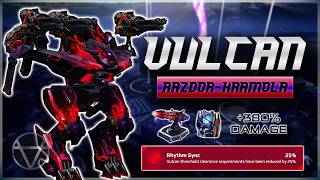 VULCAN IS COOKING! 🔥 +380% Damage Razdor | War Robots