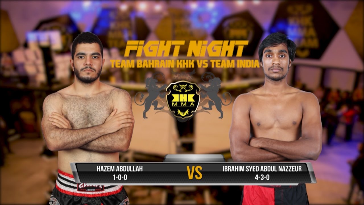 KHK FIGHT NIGHT II - Hazem Abdullah VS Ibrahim Syed Abdul Nazzeur