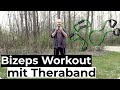 Bizeps workout Theraband | 11 Minuten Workout mit Widerstandsbändern