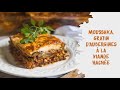 Moussaka, gratin d'aubergines à la viande hachée