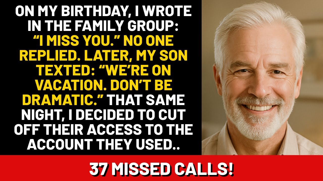 On my birthday, I wrote in the family group: ‘I miss you.’ No one replied. Later, my son texted...
