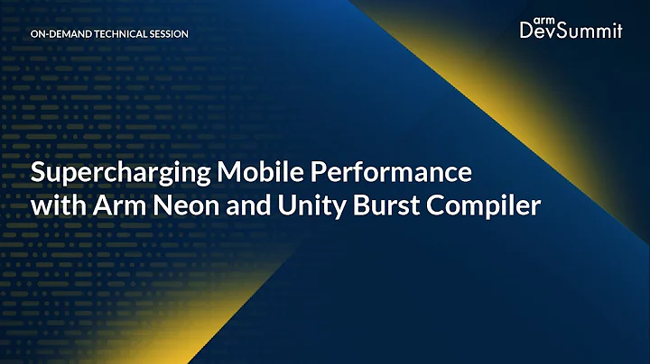 Supercharging Mobile Performance with Arm Neon and Unity Burst Compiler