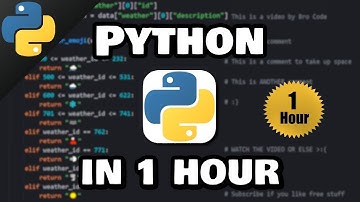 Learn Python in 1 hour! 🐍