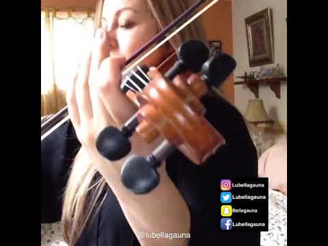 (Sad turkish song)Gülümcan cover played with violin by @lubellagauna