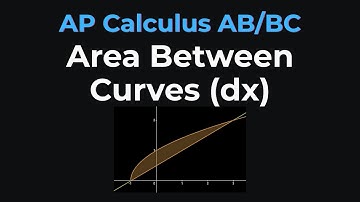 Area Between Curves in Calculus: Setup in terns of x, Intersections & AP FRQ Examples