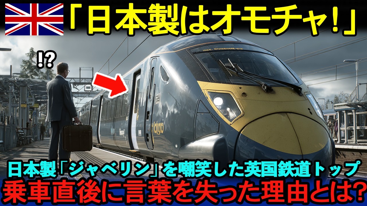 【海外の反応】「日本製はおもちゃ」そう言い放った英国鉄道トップが、30分後に言葉を失った理由
