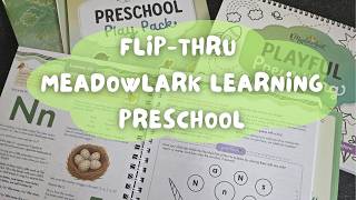 MEADOWLARK LEARNING PRESCHOOL FLIP THRU | Homeschool | Autumn Rene