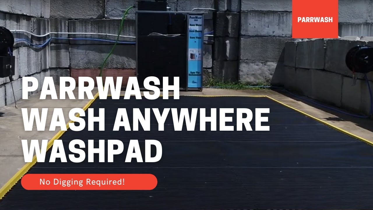 Parr Wash Any Where Wash Pad No Digging Above Ground Oil Water