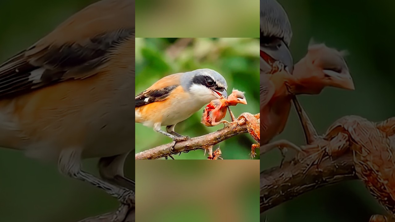 This Tiny Bird Is Actually a “Butcher” 😳🐦