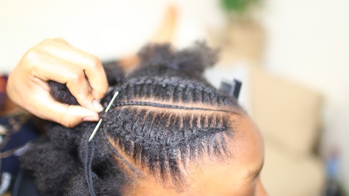 Needle & Thread Cornrows – Natural Sisters – South African Hair Blog