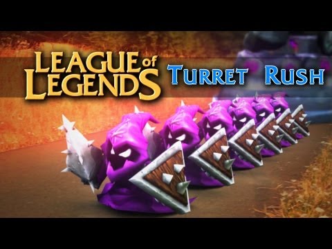 League of Legends: Turret Rush (Real-Life)