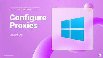 How To Configure Proxies on Windows 11 | AlertProxies Tutorial