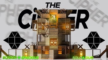 The Cipher - BUDGET BUILD - SOLO DUO Base - 50 ROCKETS - Simple & Strong - RUST Base Designs 2025